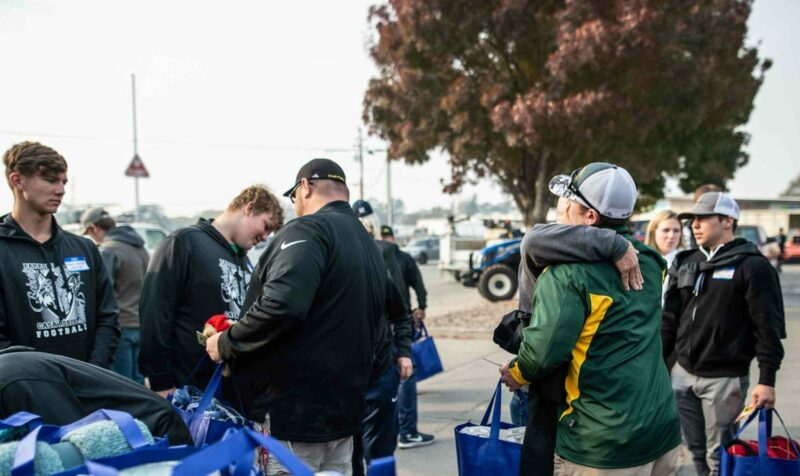 Athletic teams supporting Wildfire Victims