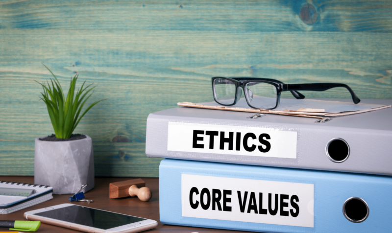notebooks of ethics and core values